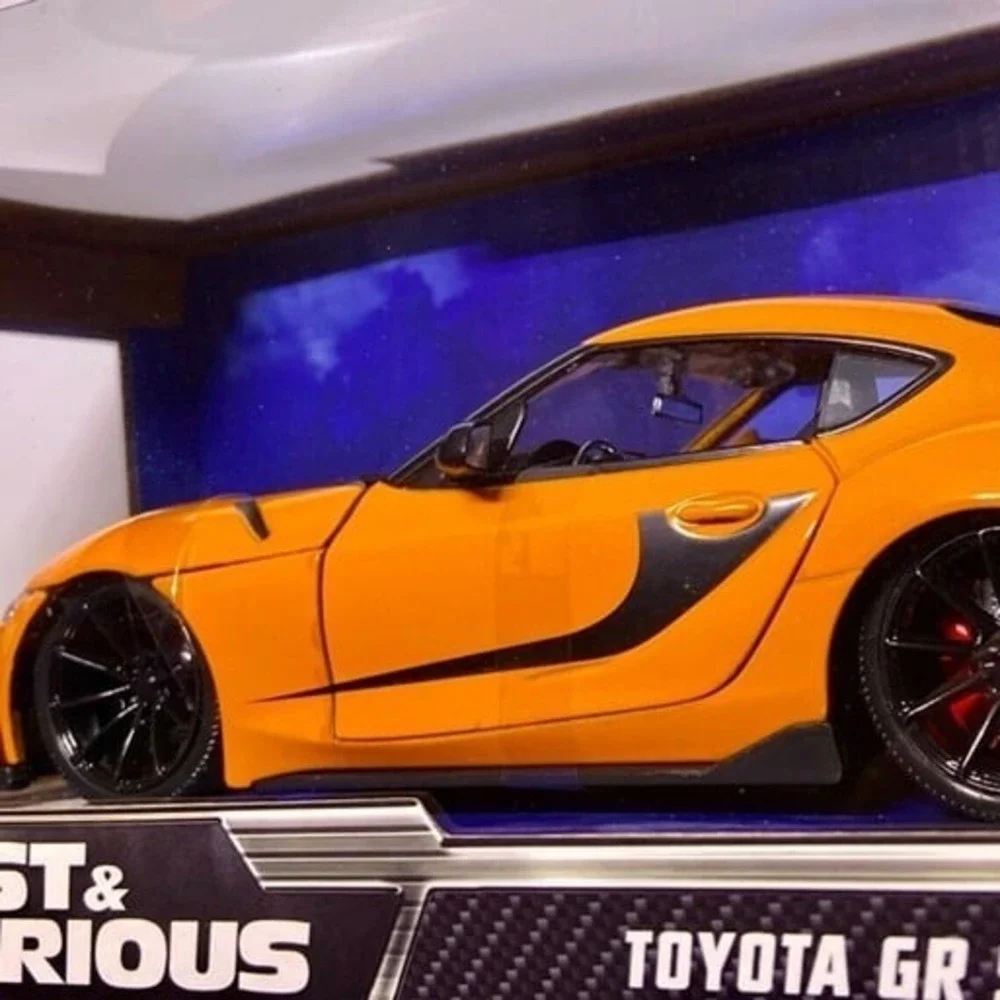 Jada Toyota GR Supra Fast & Furious F9 Orange‎ Die-cast 1:24 Model Car NIP 2022